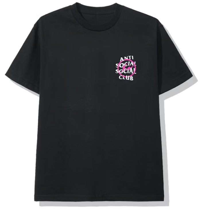 ASSC Fragment Pink Bolt Tee (FW19) Men's Black