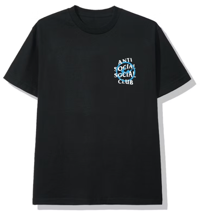 ASSC Fragment Blue Bolt Tee (FW19) Men's Black