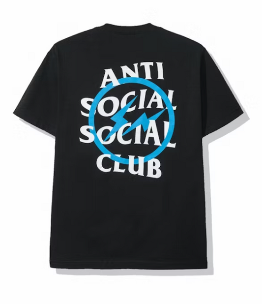 ASSC Fragment Blue Bolt Tee (FW19) Men's Black