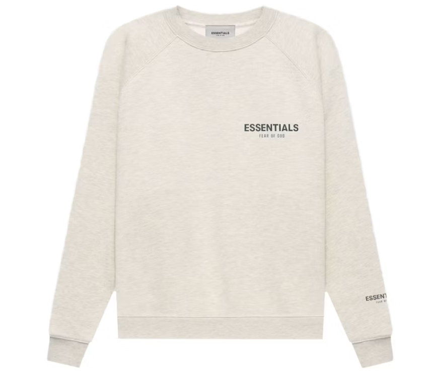 Essentials Pullover Crewneck Light Heather Oatmeal