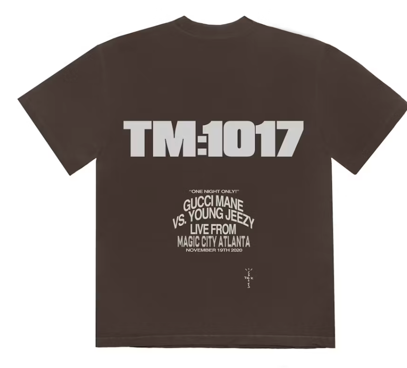 Cactus Jack by Travis Scott For Verzuz TM:1017 T-Shirt Brown