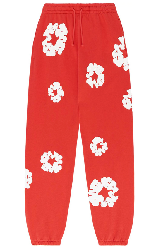 Denim Tears The Cotton Wreath Sweatpant Red