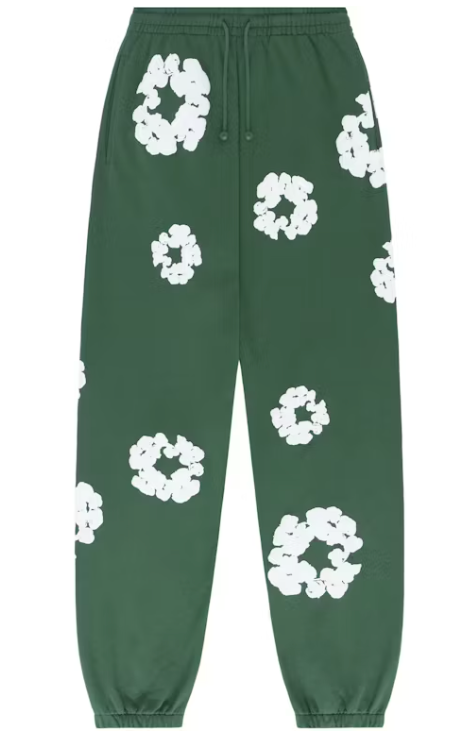 Denim Tears The Cotton Wreath Sweatpants Green 401-060-30-GREE