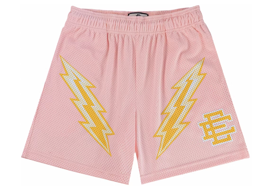 Eric Emanuel EE Short Rose Quartz/Yellow Bolt