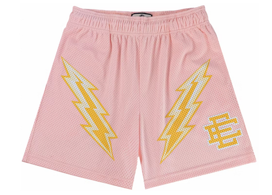 Eric Emanuel EE Short Rose Quartz/Yellow Bolt