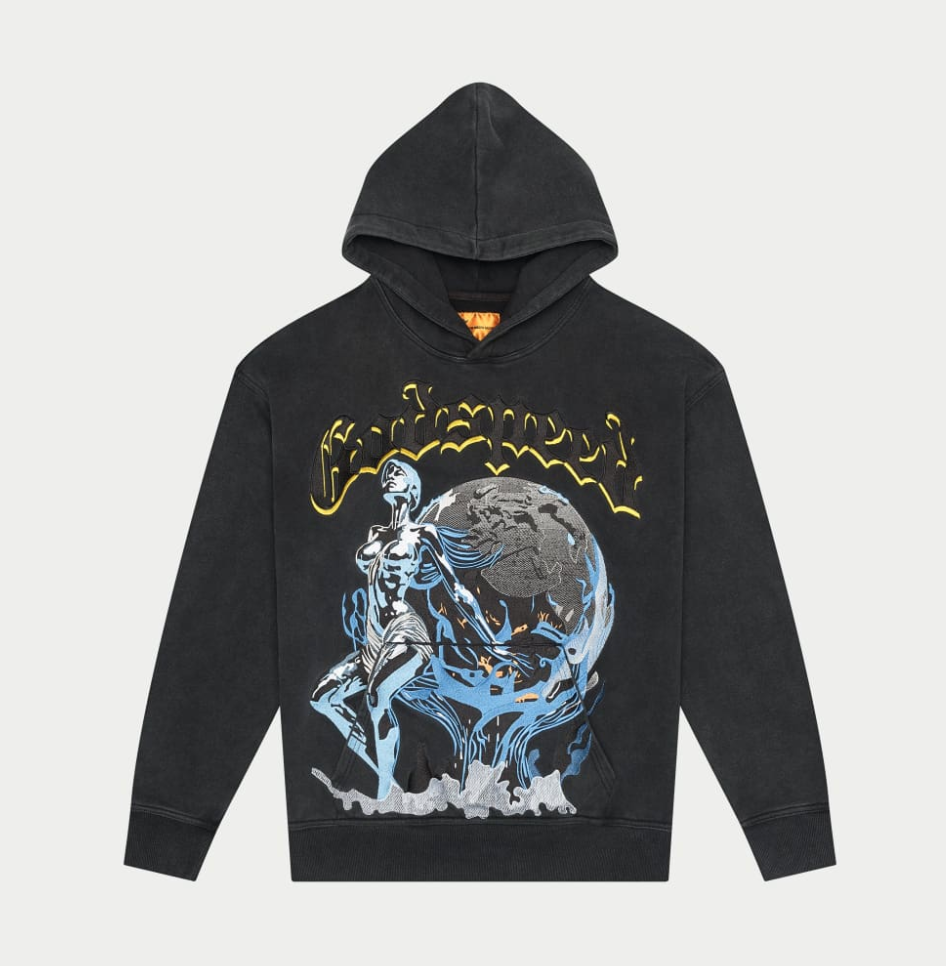 Godspeed Chrome Seduction Embroidered Hoodie Black