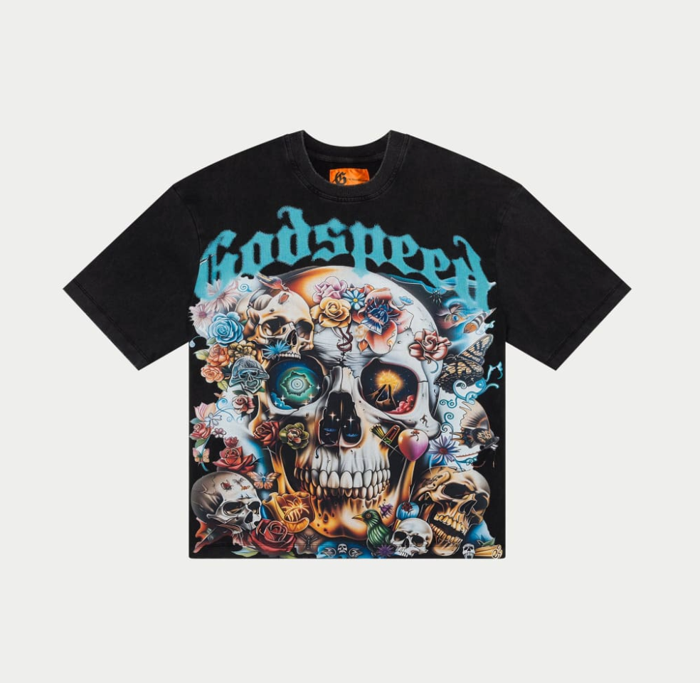 Godspeed Eternal Dream T-Shirt Black Wash