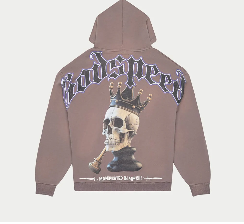 Godspeed King 4ever Hoodie Grey