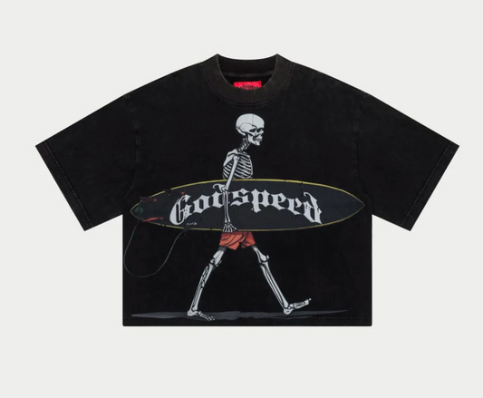 Godspeed Surf Day T-Shirt Black Wash