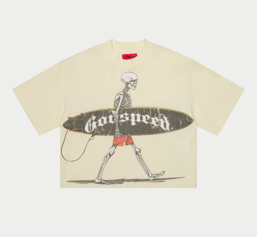 Godspeed Surf Day T-Shirt Bone