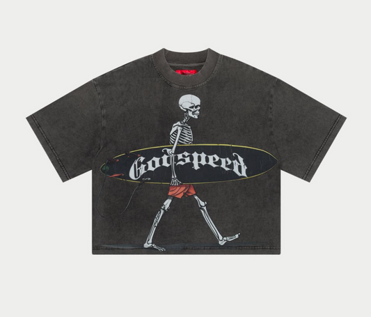 Godspeed Surf Day T-Shirt Grey Wash