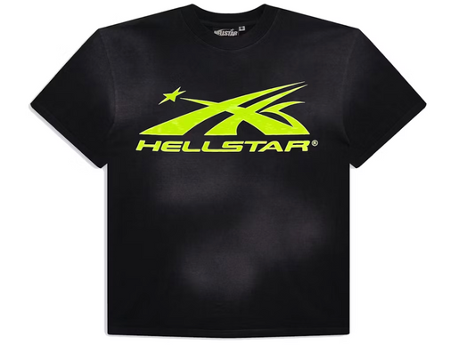 Hellstar Sports Core Logo Gel T- shirt Light Green