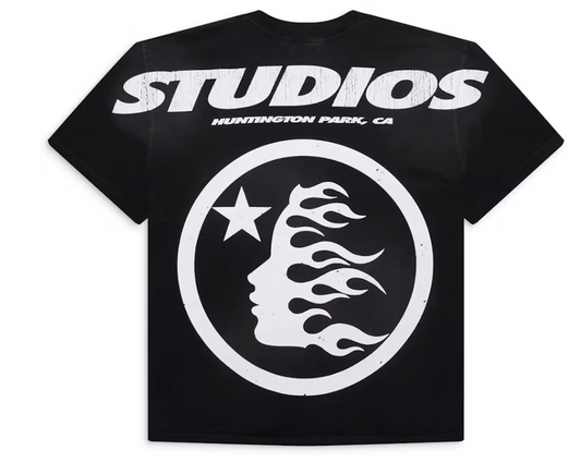 Hellstar Studios Cartoon Logo T-Shirt Yellow HS03TEE001 YELLOW