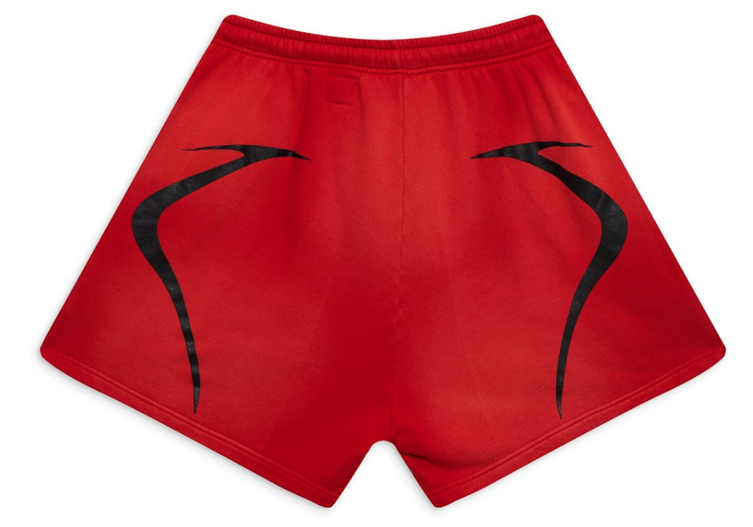 Hellstar Warm Up Shorts Red