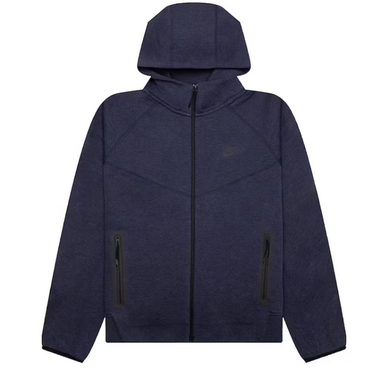 Nike Sportswear Tech Fleece Windrunner Full-Zip Hoodie Obsidian Heather/Black FB7921-473