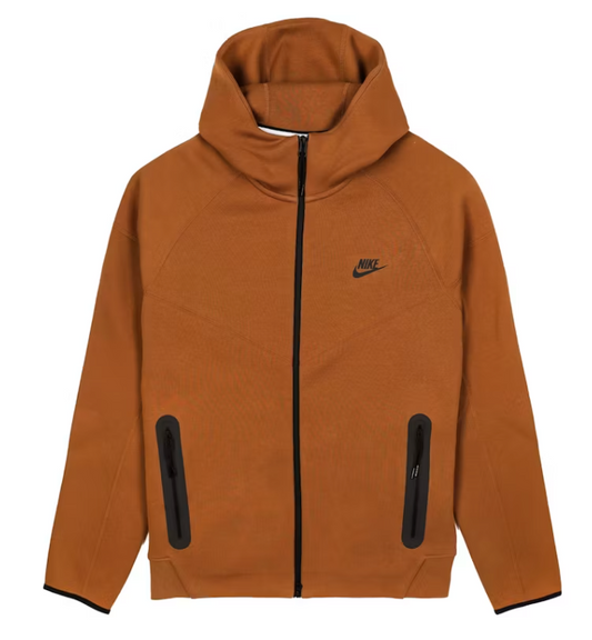 Nike Sportswear Tech Fleece Windrunner Men's Full-Zip Hoodie Light British Tan/Black FB7921-281