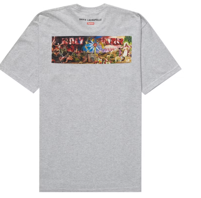 Supreme Holy War Tee Ash Grey