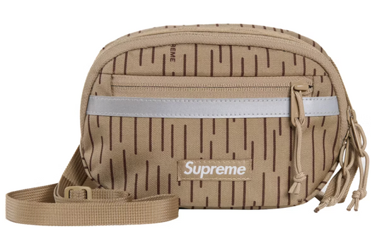 Supreme Mini Side Bag Tan Raindrop