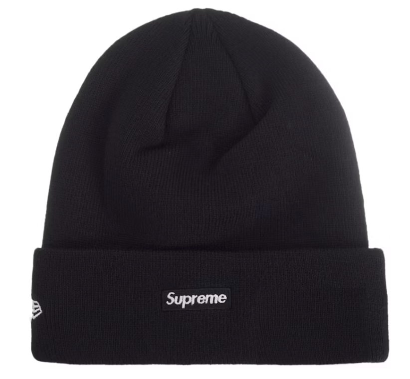 Supreme New Era Varsity Beanie Black