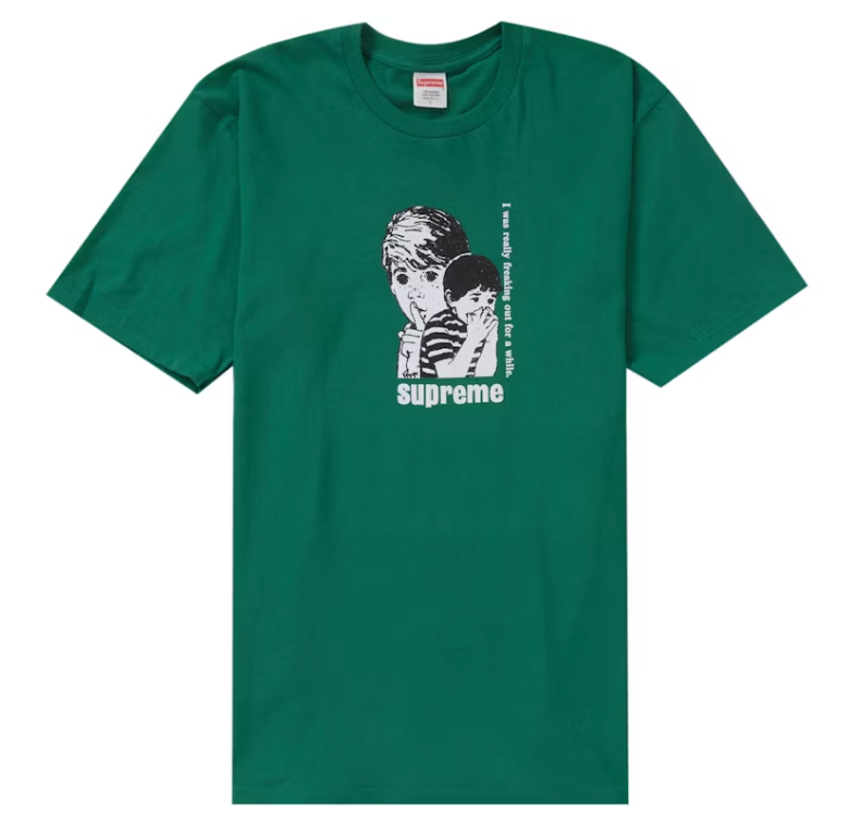 Supreme Freaking Out Tee Light Pine