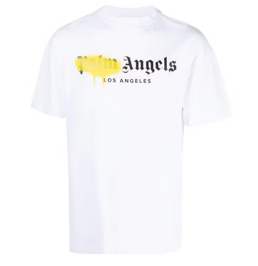 Palm Angels LA Spray Logo T-shirt White