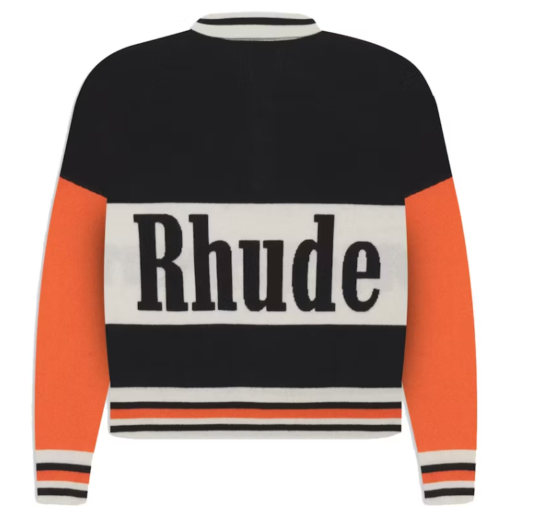 Rhude x McLaren Logo Polo Black/Orange USED