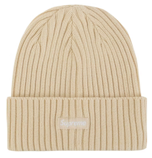 Supreme Overdyed Beanie (SS24) Light Tan