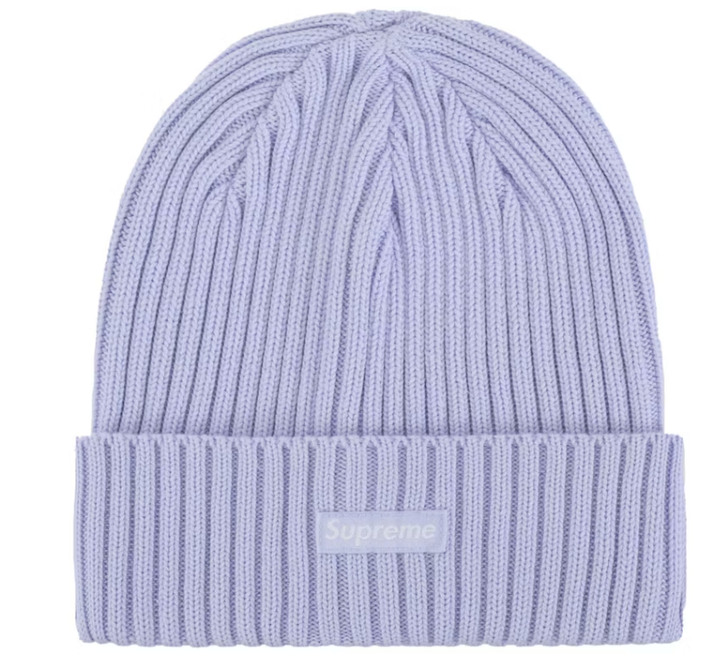 Supreme Overdyed Beanie (SS24) Lilac