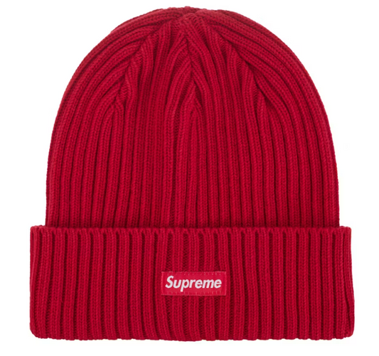 Supreme Overdyed Beanie (SS24) Red