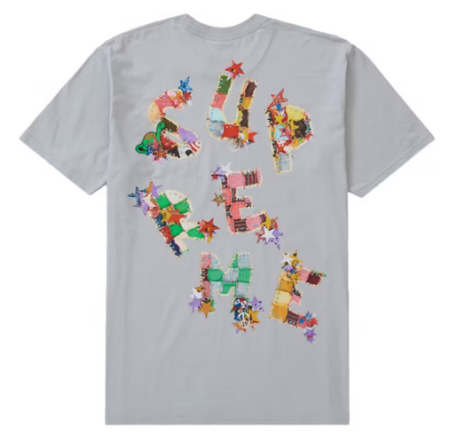 Supreme Patchwork Tee Cement