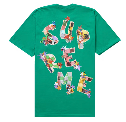 Supreme Patchwork Tee Green