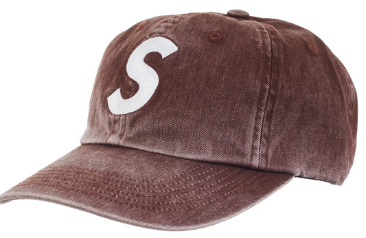 Supreme Pigment Print S Logo 6-Panel Brown