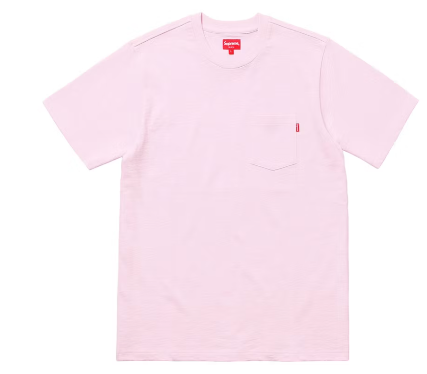 Supreme Pocket Tee Light Purple