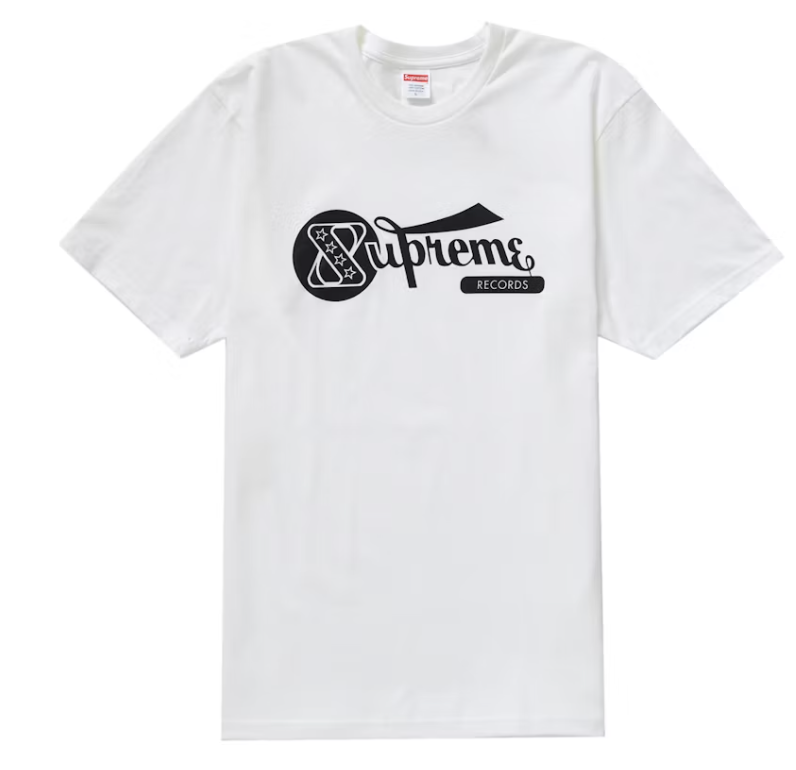 Supreme Records Tee White