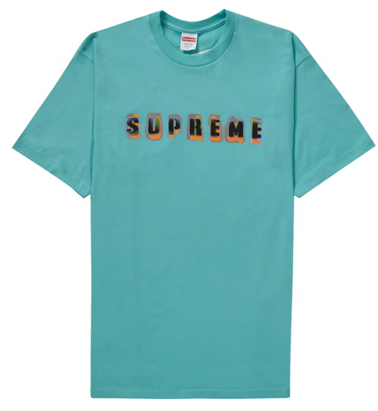 Supreme Stencil Tee Teal