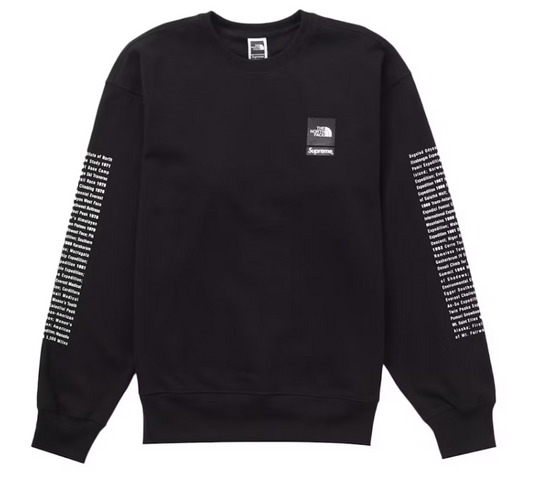 Supreme The North Face Crewneck Black