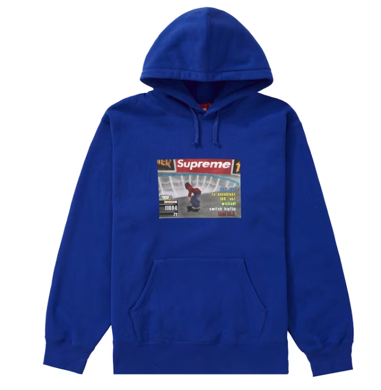 Supreme x Thrasher Hooded Sweatshirt Royal Blue