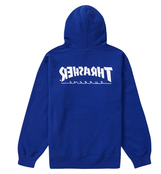 Supreme x Thrasher Hooded Sweatshirt Royal Blue