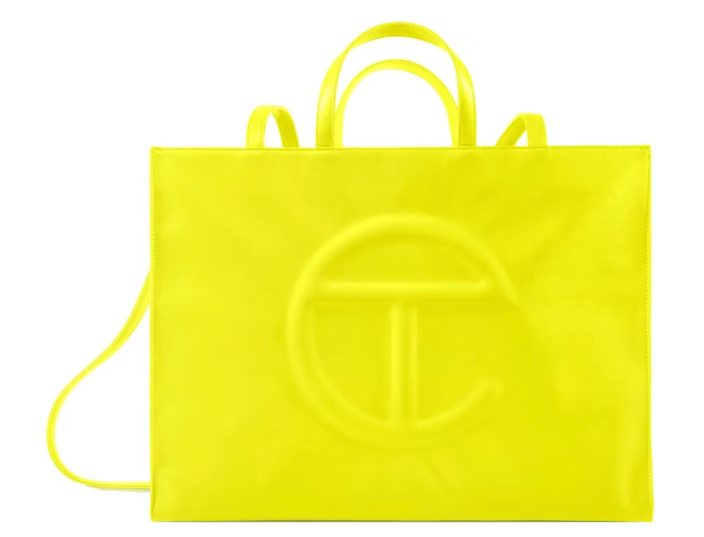 Telfar Shopping Bag Large Highlighter Yellow