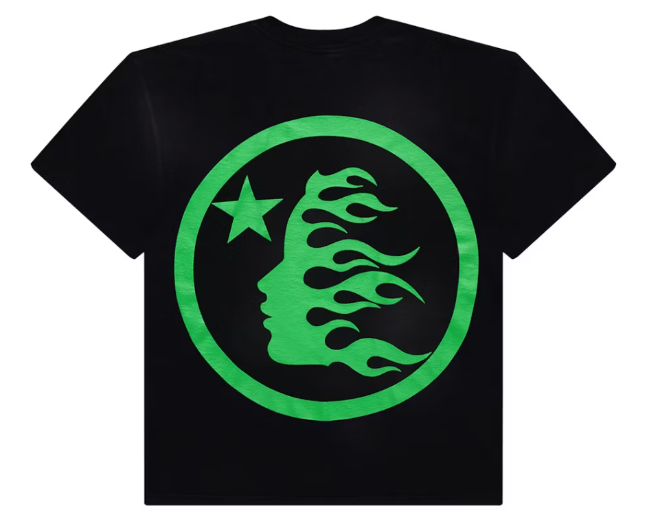 Hellstar Classic T-shirt (Gel Print) Black/Green