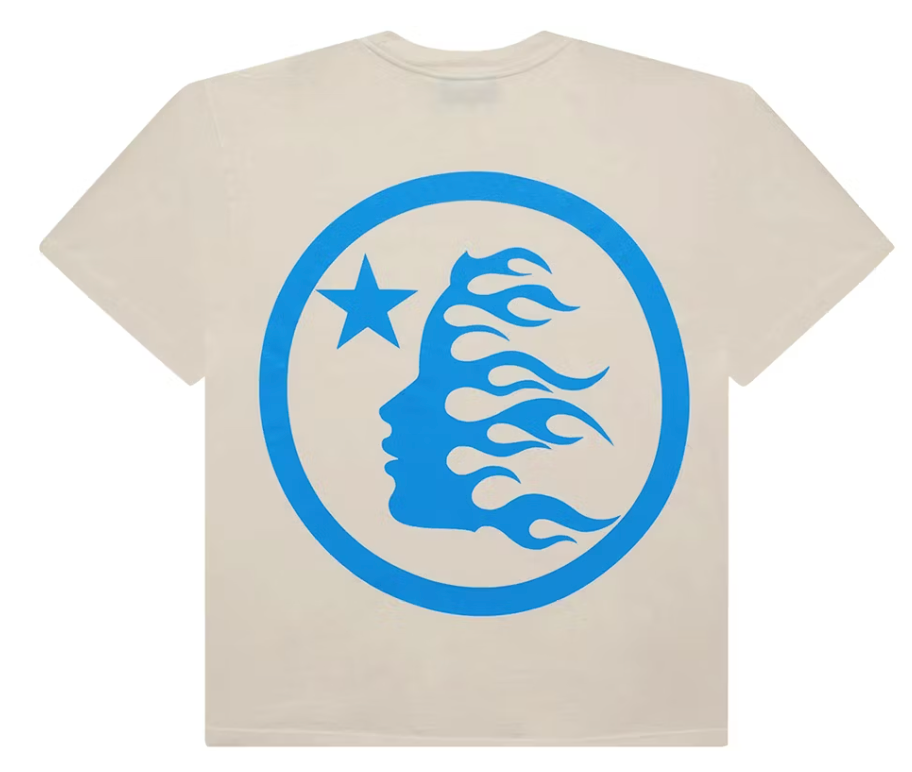 Hellstar Classic T-shirt (Gel Print) White/Blue