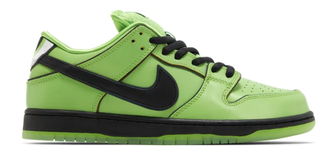 The Powerpuff Girls x Dunk Low Pro SB QS Buttercup FZ8319-300