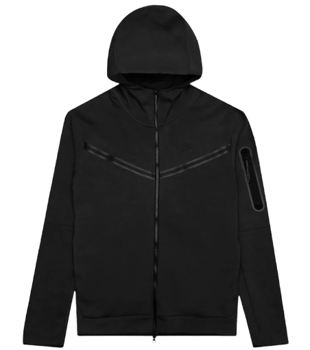 Nike Tech Fleece Full Zip Hoodie Black CU4489-010