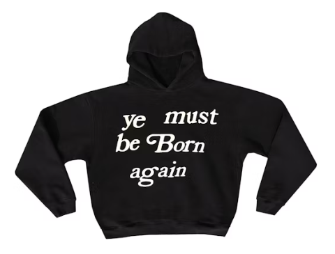 Cactus Plant Flea Market Born Again Hooded Sweatshirt Black SS20