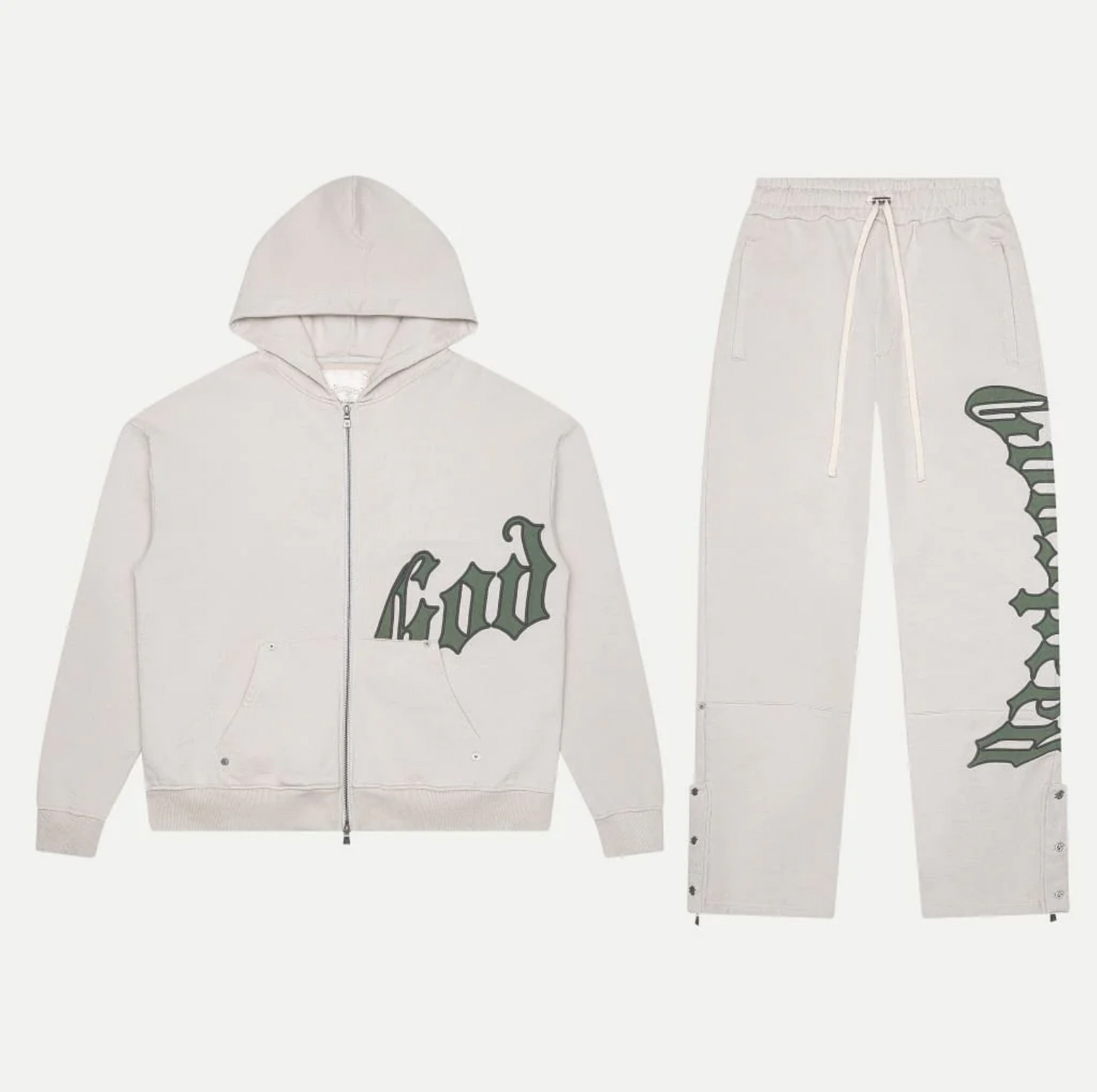 GODSPEED OG Logo Sweatsuit (Stone/Green)