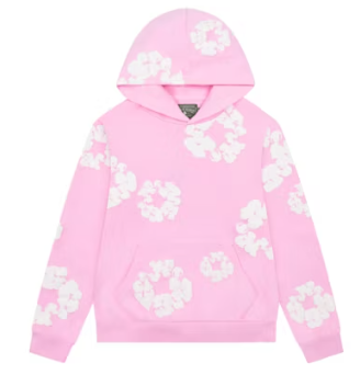 NEW Denim Tears The Cotton Wreath Sweatshirt Powder Pink