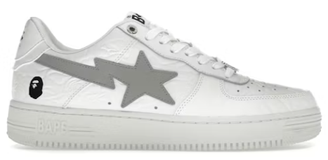 NEW A Bathing Ape Bape Sta Low #3 Line Camo White 001FWJ801052