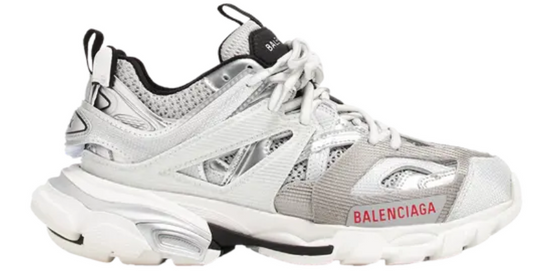 NEW Balenciaga Track Silver White 542023-W2TM1-8191 SIZE 10M OG ALL
