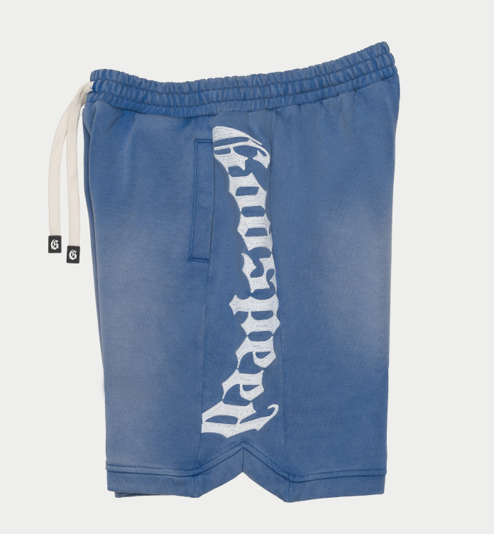 Godspeed Courtside Shorts Blue Sun Fade