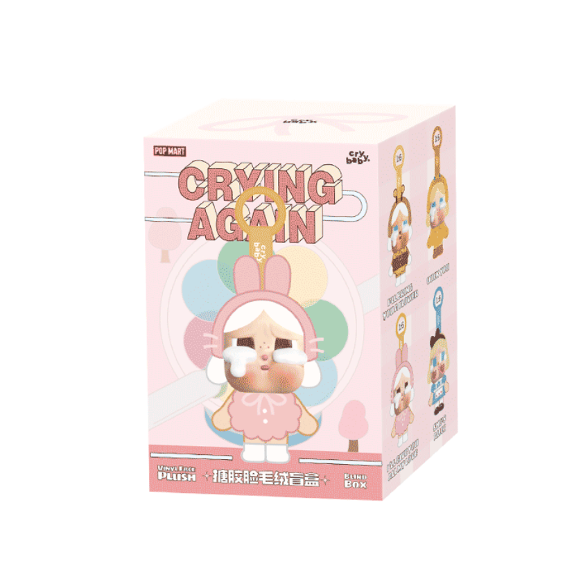 Pop Mart CRYBABY Crying Again Series-Vinyl Face Plush Blind Box